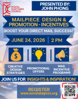 Mail Piece Design & Promotion- Incentives 